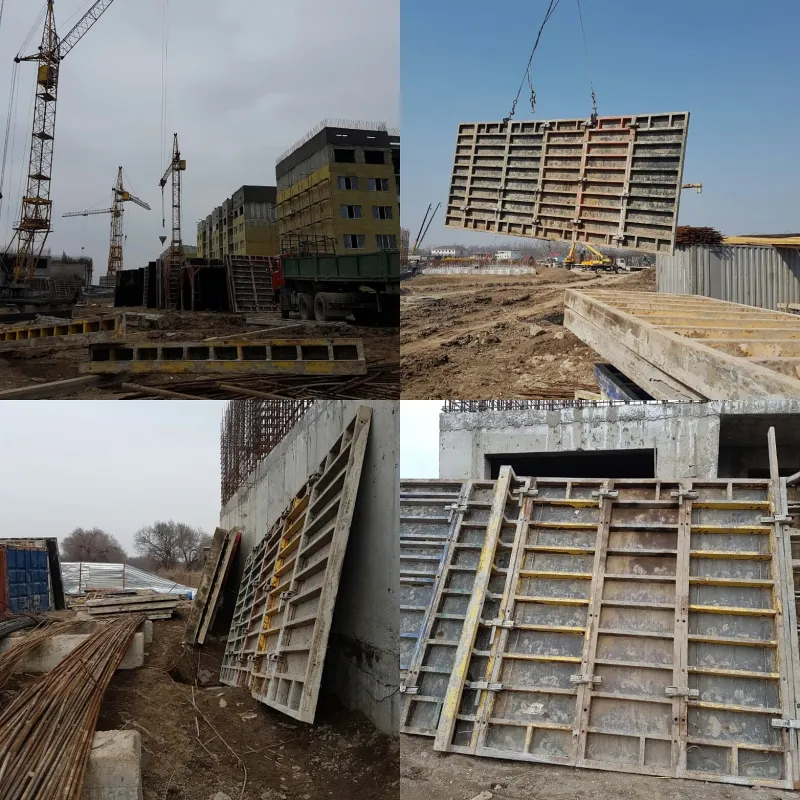 Крупнощитовая опалубка на объекте